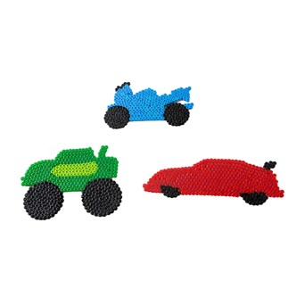 Perleplader midi biler 3 stk.