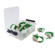 AVID hovedtelefoner WonderEars grøn USB-C 15 stk.