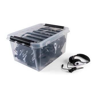 AVID hovedtelefoner AE-35 hvid USB-C