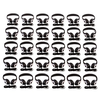 AVID hovedtelefoner AE-35 hvid USB-C 30 stk.