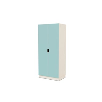Fixa materialeskab 2 laminatlåger med håndhul 3:5 D58 hvidpigmenteret