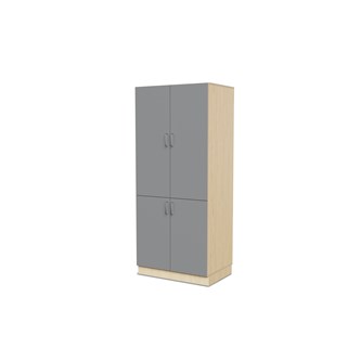 Fixa materialeskab 4 laminatlåger 3:5 D58 birk