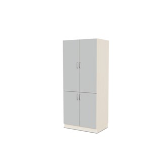 Fixa materialeskab 4 laminatlåger 3:5 D58 hvidpigmenteret