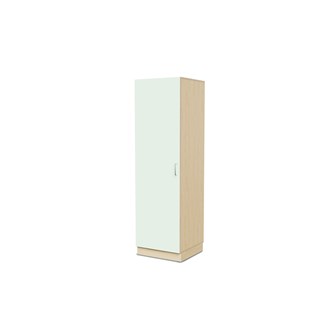 Fixa materialeskab 1 laminatlåge 2:5 D58 birk