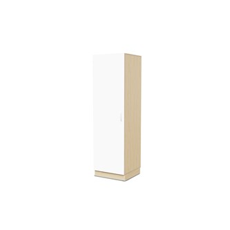 Fixa materialeskab 1 laminatlåge 2:5 D58 birk
