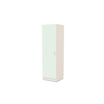 Fixa materialeskab 1 laminatlåge 2:5 D58 hvidpigmenteret
