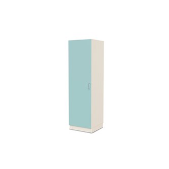 Fixa materialeskab 1 laminatlåge 2:5 D58 hvidpigmenteret