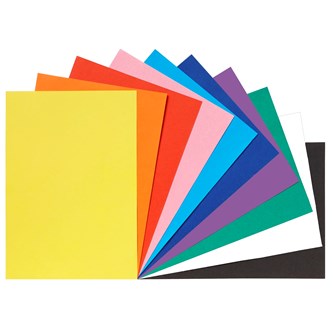 Farvet karton A4 10 farver 100 ark