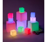 Lysende sensorisk byggesæt 12 dele