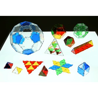Polydron Original klassesæt transparent 164 dele