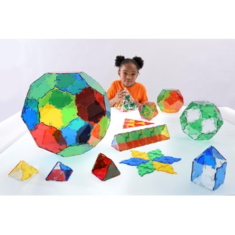 Polydron Original klassesæt transparent 164 dele