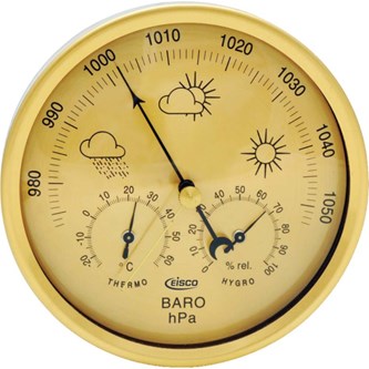 Vejrstation (barometer, termometer, hygrometer)