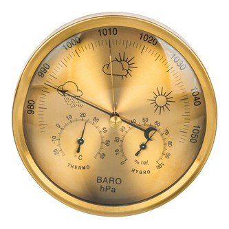 Vejrstation (barometer, termometer, hygrometer)
