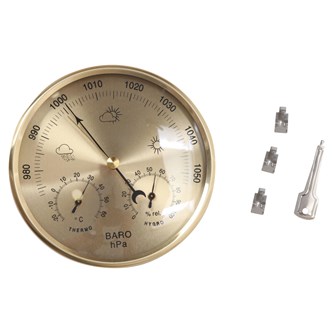 Vejrstation (barometer, termometer, hygrometer)