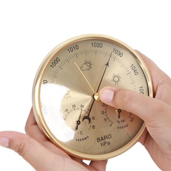 Vejrstation (barometer, termometer, hygrometer)