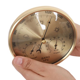 Vejrstation (barometer, termometer, hygrometer)