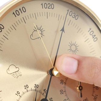 Vejrstation (barometer, termometer, hygrometer)
