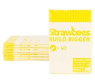 Strawbees gule sugerør