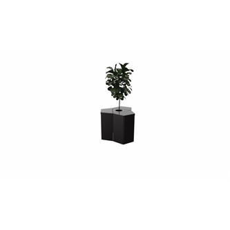 Re TurnIT + topplade til plante