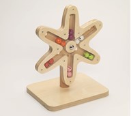 Roterende klokkeformet blomst