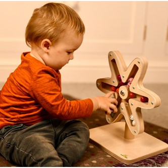 Roterende klokkeformet blomst