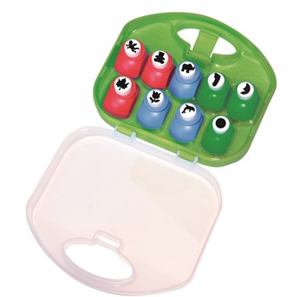 Stansejern i kuffert 9 stk.