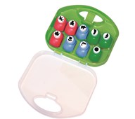 Stansejern i kuffert 9 stk.