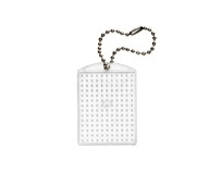 Pixel nøglevedhæng m/perleplade 10 stk.