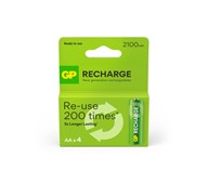 Batteri AA HR06 genopladeligt 4 stk.