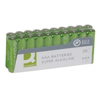 Batteri AAA LR03 alkalisk 20 stk.