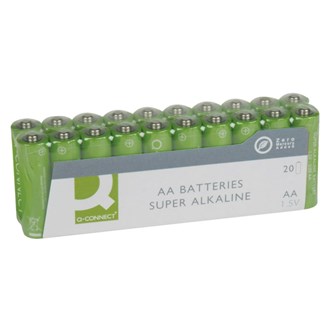 Batteri AA LR06 alkalisk 20 stk.
