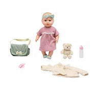 Blød dukke Emmy med tilbehør