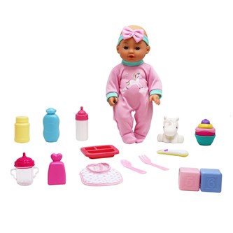 Dukke Alice med tilbehør