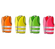 Refleksvest velcroluk XXS