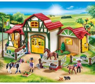 Playmobil stor hestegård