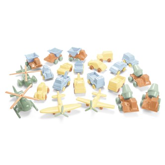 Dantoy køretøjer pastel 22 dele