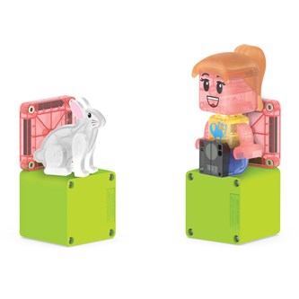 Magna-Tiles Legeland til dyr 50 dele