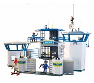 Playmobil politistation med fængsel