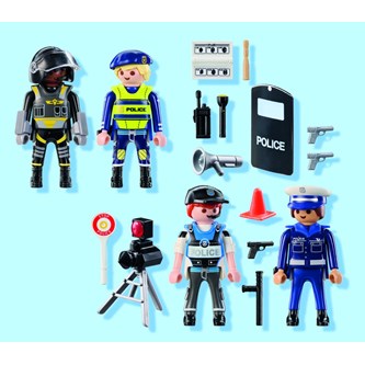 Playmobil Politi figursæt