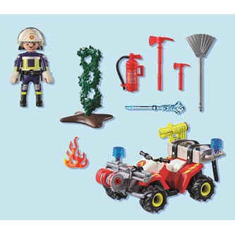 Playmobil Brandmand på ATV