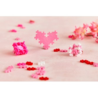 PLUS-PLUS Rød og lyserød mix 1200 dele