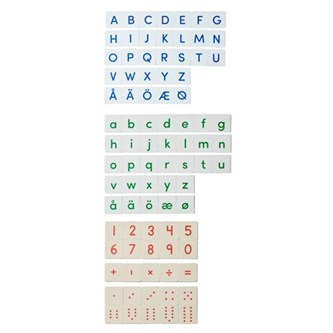 Mag Genius® magnetiske tal og bogstaver 190 dele