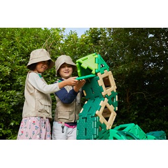 Polydron byggeklodser Dinosaur Sæt, 130 dele
