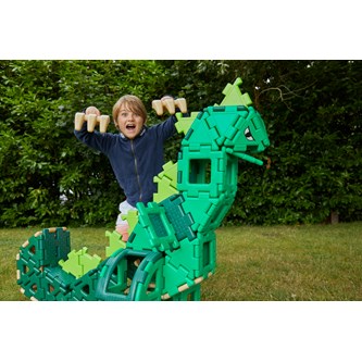 Polydron byggeklodser Dinosaur Sæt, 130 dele