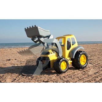 Traktor med skovl stor