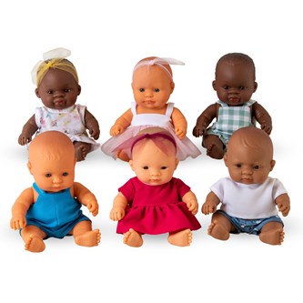Dukker 21 cm 6 stk.