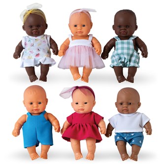 Dukker 21 cm 6 stk.