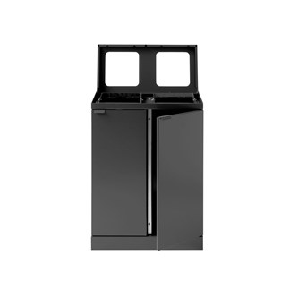 Bica basic 2-rums affaldssortering uden låg 2x45 l