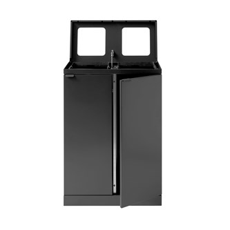 Bica advanced 2-rums affaldssortering uden låg 2x65 l