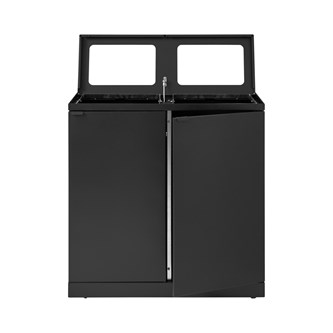 Bica advanced 2-rums affaldssortering uden låg 2x95 l